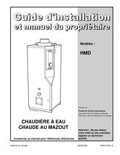 Dettson HMD Serie Guide D'installation Et Manuel Du Propriétaire
