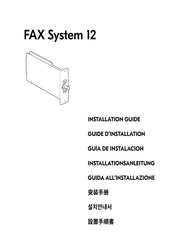 Kyocera FAX System 12 Guide D'installation