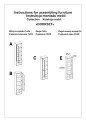 Balla Butor DOORSET 1V2S Instructions D'assemblage