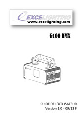 EXCELIGHTING G100 DMX Guide De L'utilisateur