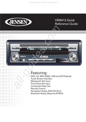 Jensen VM9413 Guide De Référence Rapide