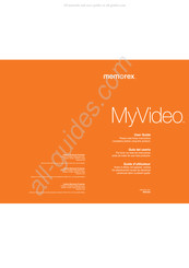 Memorex MyVideo Guide D'utilisateur