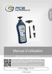 PCE Instruments DT 66 Manuel D'utilisation