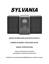 Sylvania SRCD2732BT-BLACK Manuel D'instructions