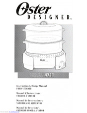 Oster Designer 4711 Manuel D'instructions