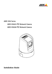 Axis V59 Serie Instructions D'installation