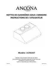 Ancona UCR636T Instructions De L'utilisateur