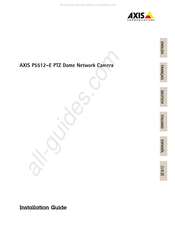 Axis Communications P5512-E Instructions D'installation