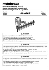 Metabo HPT NR 90AC5 Manuel D'instructions Et De Sécurité