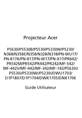 Acer PN-X17 Guide Utilisateur