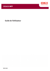 Oki CX2633 MFP Guide De L'utilisateur