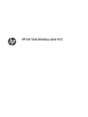 HP Ink Tank Wireless 410 Série Mode D'emploi