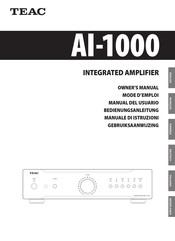 Teac AI-1000 Mode D'emploi