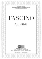 Gessi Fascino 48103 Instructions D'installation