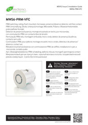 CP Electronics MWS6-PRM-VFC Instructions D'installation