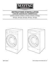 Maytag Commercial MYR40 Instructions D'installation
