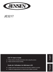Jensen JE3217 Guide De L'utilisateur
