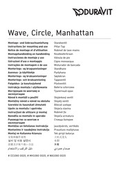 DURAVIT Wave WA1080 0020 Notice De Montage Et D'utilisation
