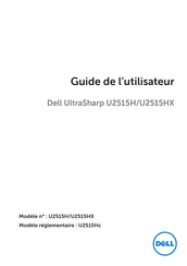 Dell UltraSharp U2515H Guide De L'utilisateur