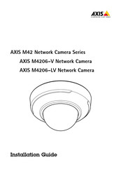 Axis M4206-V Instructions D'installation