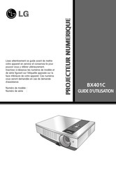 LG BX401C.AEU Guide D'utilisation