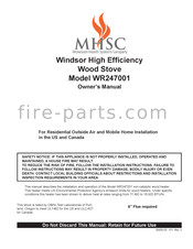 MHSC Windsor WR247001 Mode D'emploi