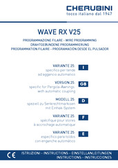 Cherubini WAVE RX V25 Instructions