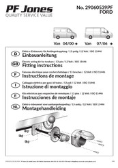 PF Jones 29060539PF Instructions De Montage