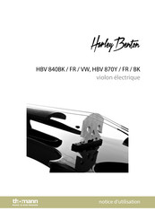 thomann Harley Benton HBV 870Y Notice D'utilisation