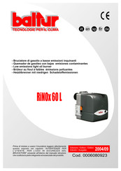 baltur RiNOx 60 L Mode D'emploi