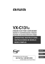 Aiwa VX-C131U Mode D'emploi
