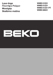 Beko WMB 61031 Mode D'emploi