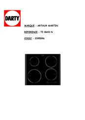 ARTHUR MARTIN TI 8643 N Mode D'emploi