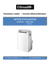 Climadiff CLIMA12KR1 Manuel D'utilisation