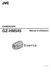 JVC Everio GZ-HM545 Manuel D'utilisation