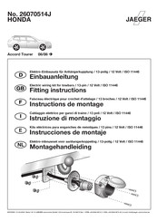 Jaeger 26070514J Instructions De Montage