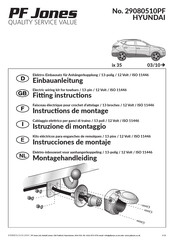 PF Jones 29080510PF Instructions De Montage