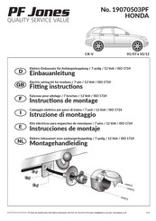 PF Jones 19070503PF Instructions De Montage