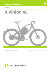Klever N Pinion 45 2023 Manuel D'utilisation