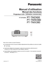 Panasonic PT-TMZ400 Manuel D'utilisation