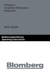 Blomberg BRFB 1452SSN Manuel D'utilisation