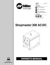 Miller Shopmaster 300 AC/DC Mode D'emploi
