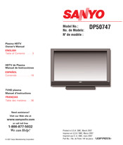 Sanyo DP50747 Manuel D'instructions