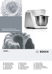 Bosch MUM54D00 Notice D'utilisation