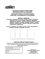 Summit Appliance FF1532B Mode D'emploi
