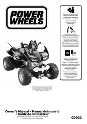 Power Wheels CDD22 Guide De L'utilisateur