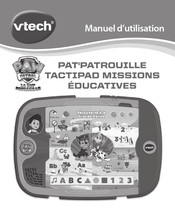 VTech Pat Patrouille TactiPad Missions educatives Manuel D'utilisation