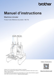 Brother 882-T52 Manuel D'instructions