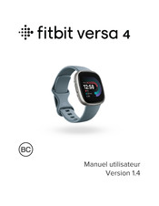Fitbit Versa 4 Manuel Utilisateur