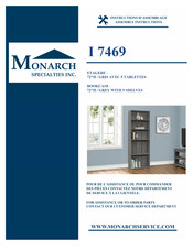 Monarch Specialties I 7469 Instructions D'assemblage